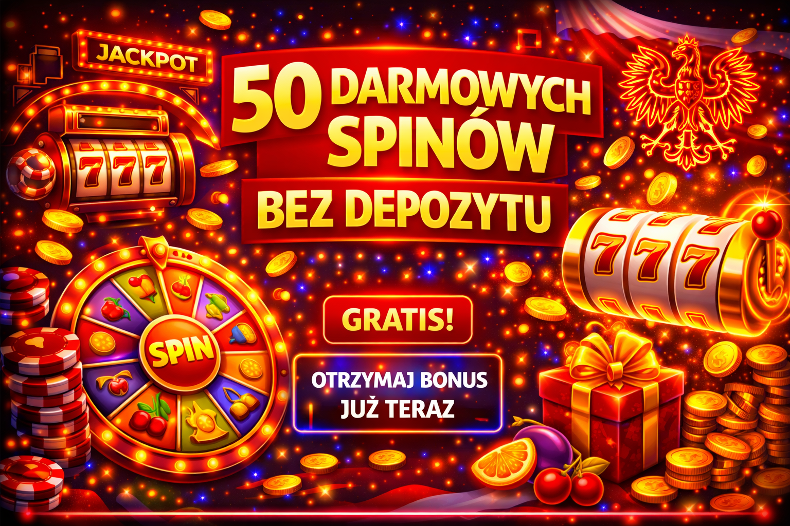 50 darmowych spinów bez depozytu