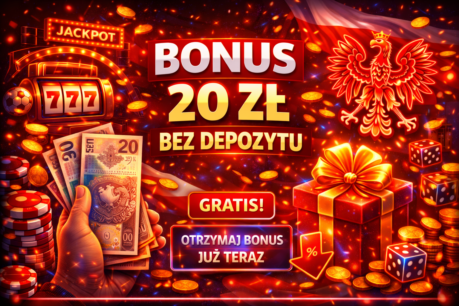 Bonus 20 zł bez depozytu